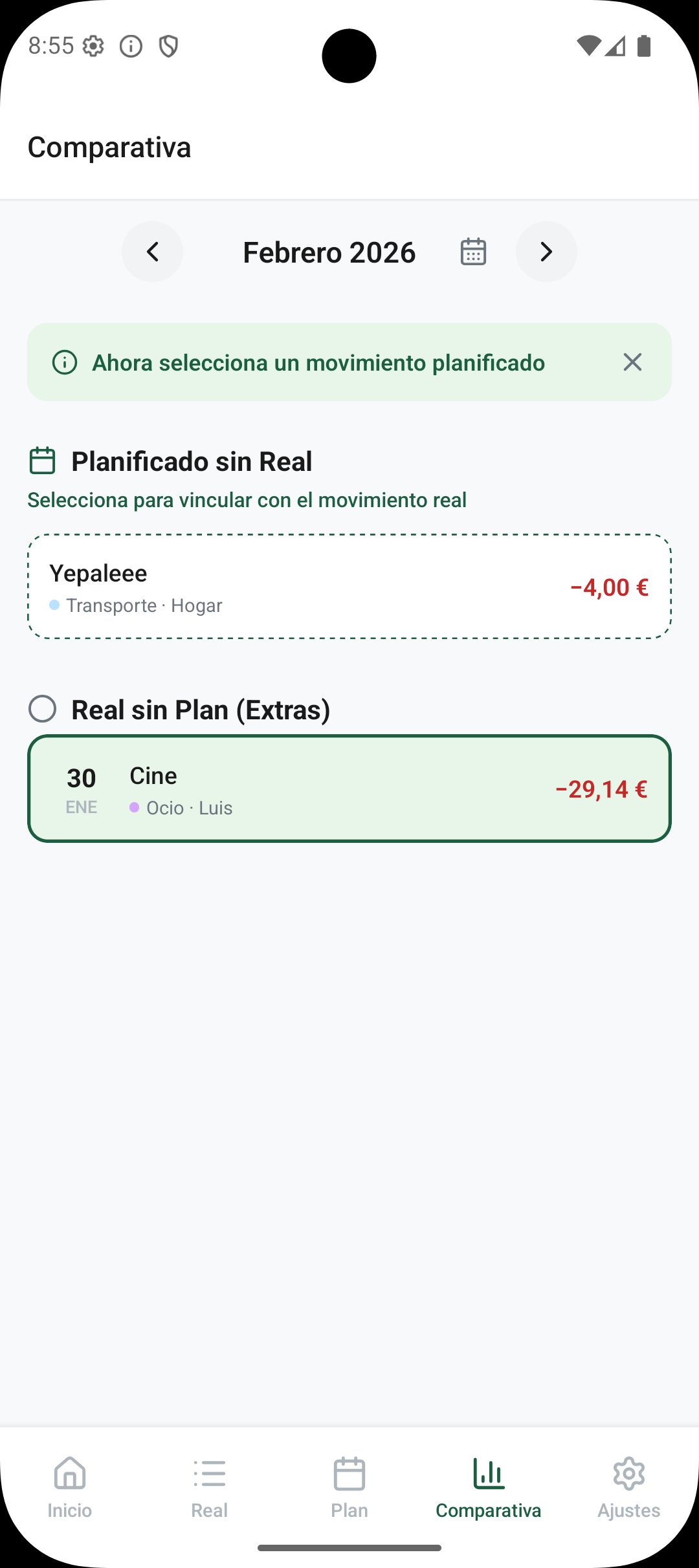 Conciliación manual