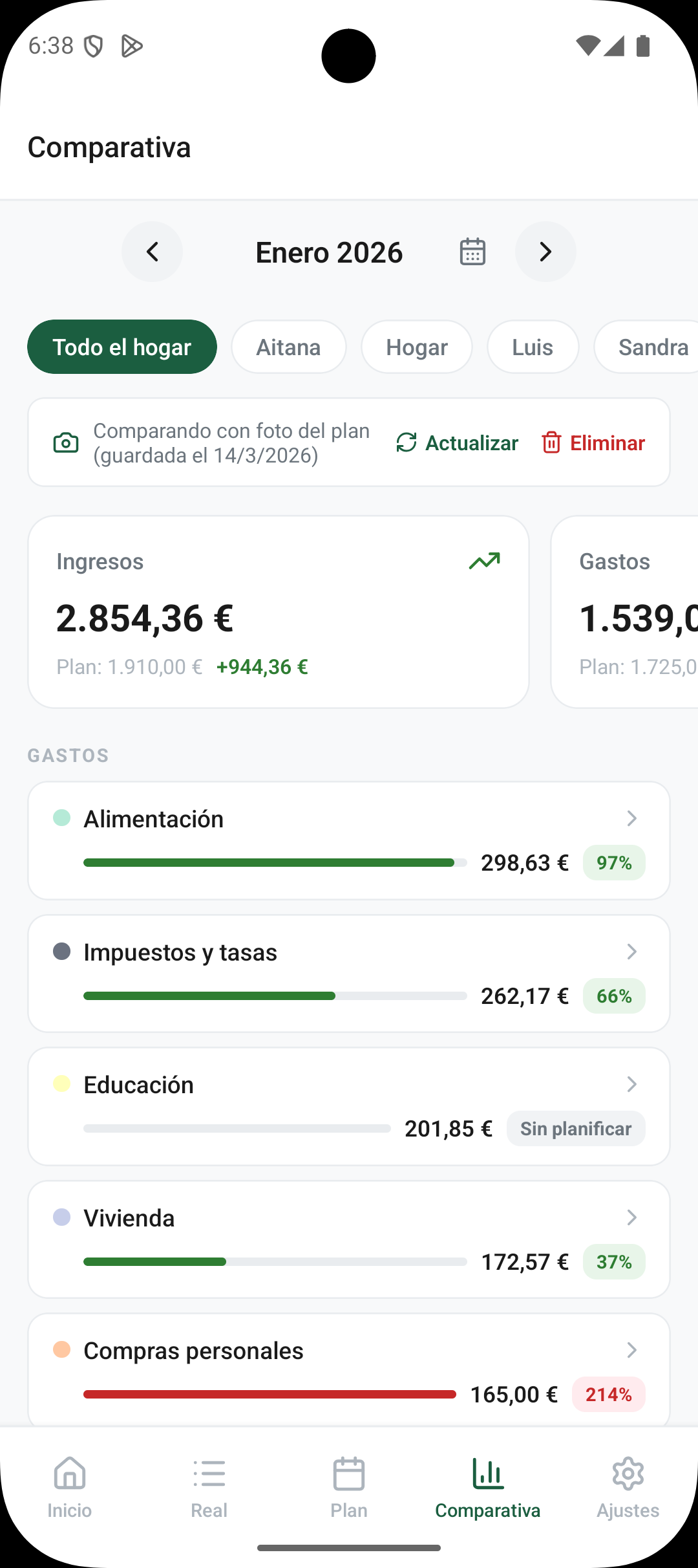 Banner de foto del plan (guardada)