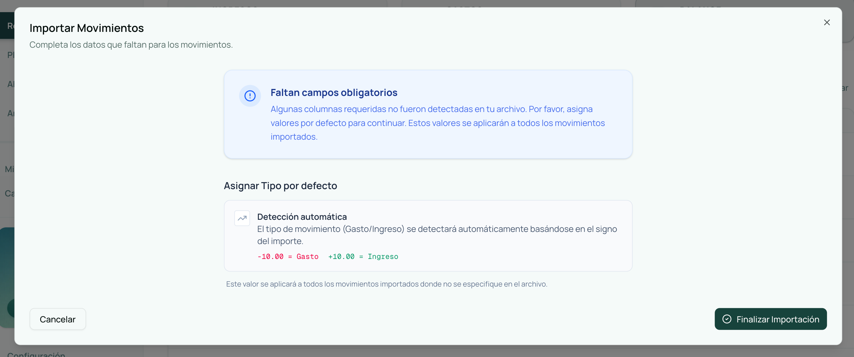 Importar desde archivo