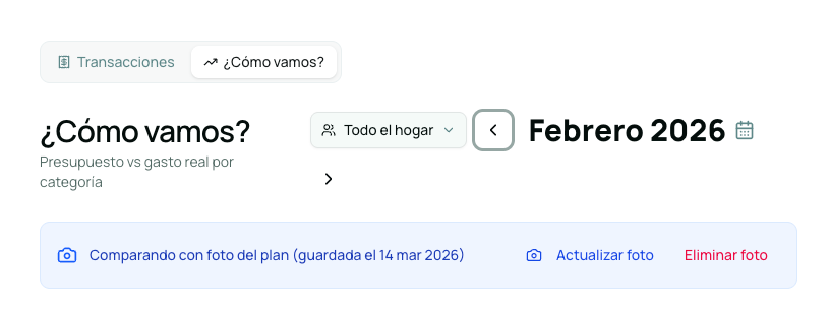 Indicador de foto del plan en la comparativa — con foto guardada